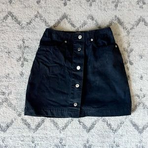 *Vintage* 90s/2000s Black Jean Skirt - Moda Intl